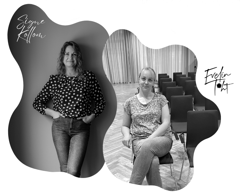 Signe Kollom ja Evelin Täht